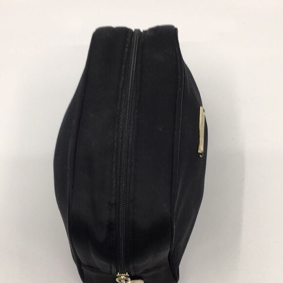 Giorgio Armani Parfums Pouch Satin Cosmetics Makeup Bag with Gold Tone hardware - Picture 4 of 16